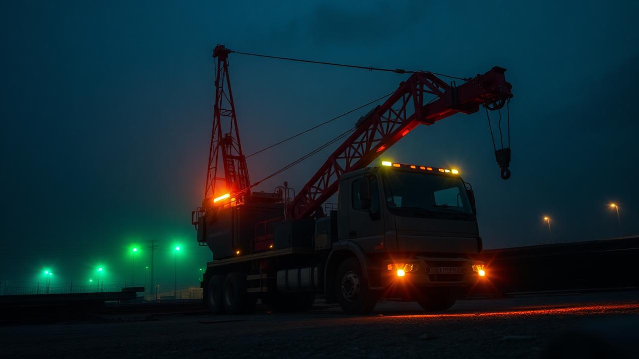10 Ton Crane Truck — Poltrack fleet